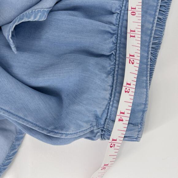 Haven Well Within Chambray Maxi Skirt Women’s XXS Tencel Blue Minimalist Capsule - Picture 10 of 11